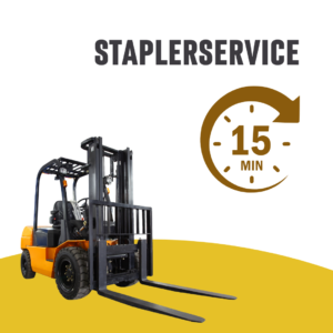 Staplerservice pro 15 Minuten